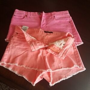 Bundle of 2 STS Blue Bright Jean Shorts sz 3